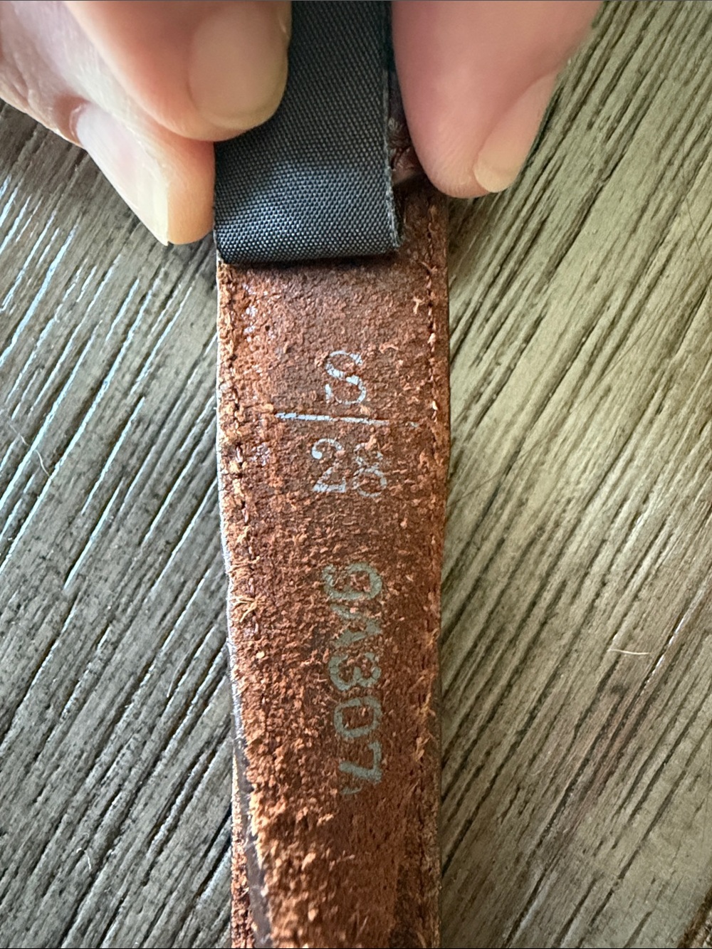 Brighton Cognac Brown Leather Belt with Gold Buckle and Silver Accents - Picture 4 of 8